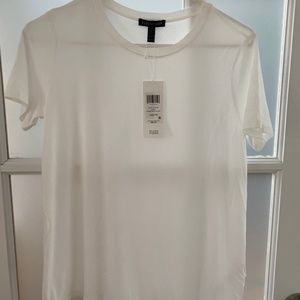 Eileen Fisher White Tee XXSmall